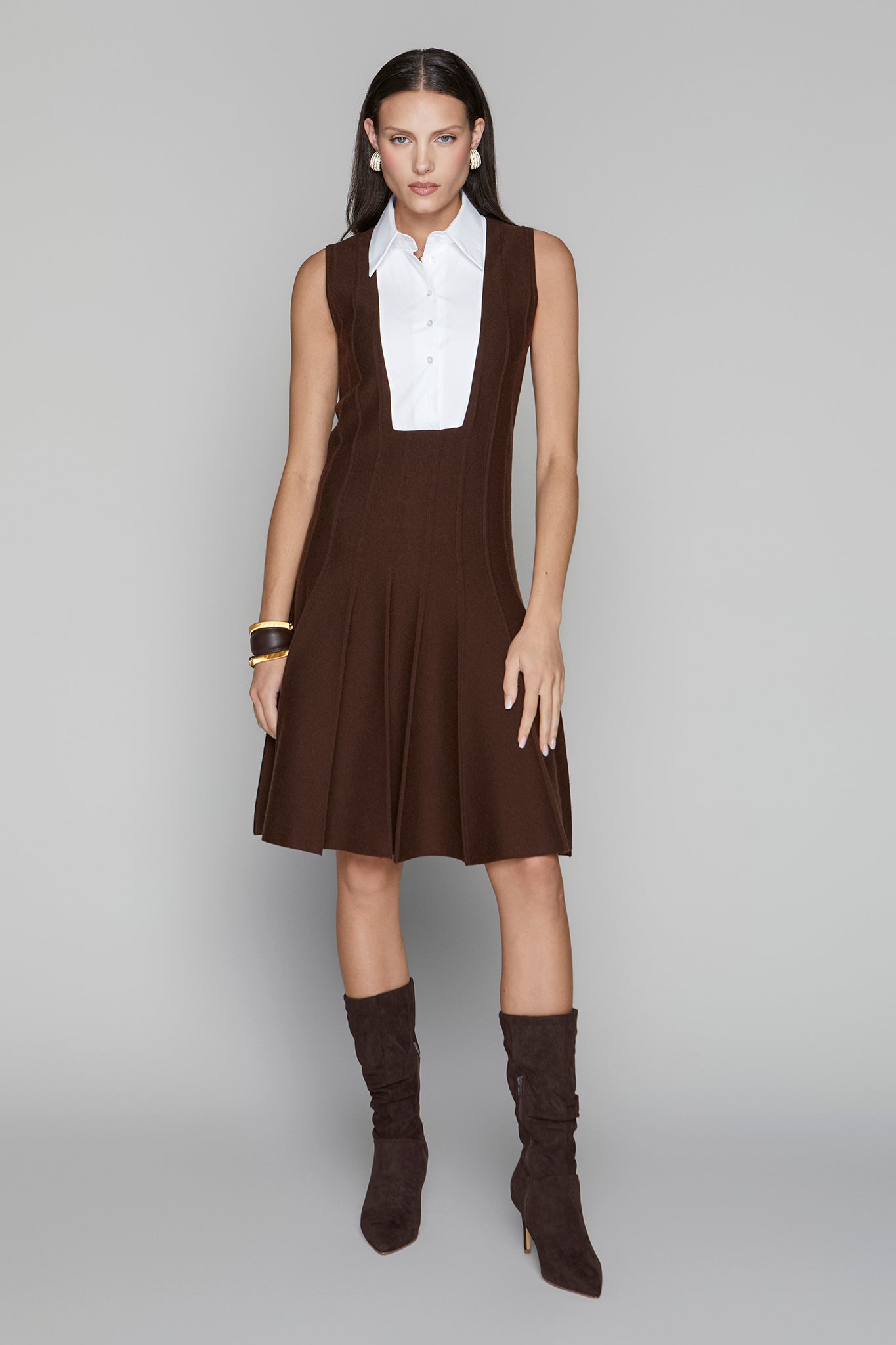 Calloway Dress in Maple