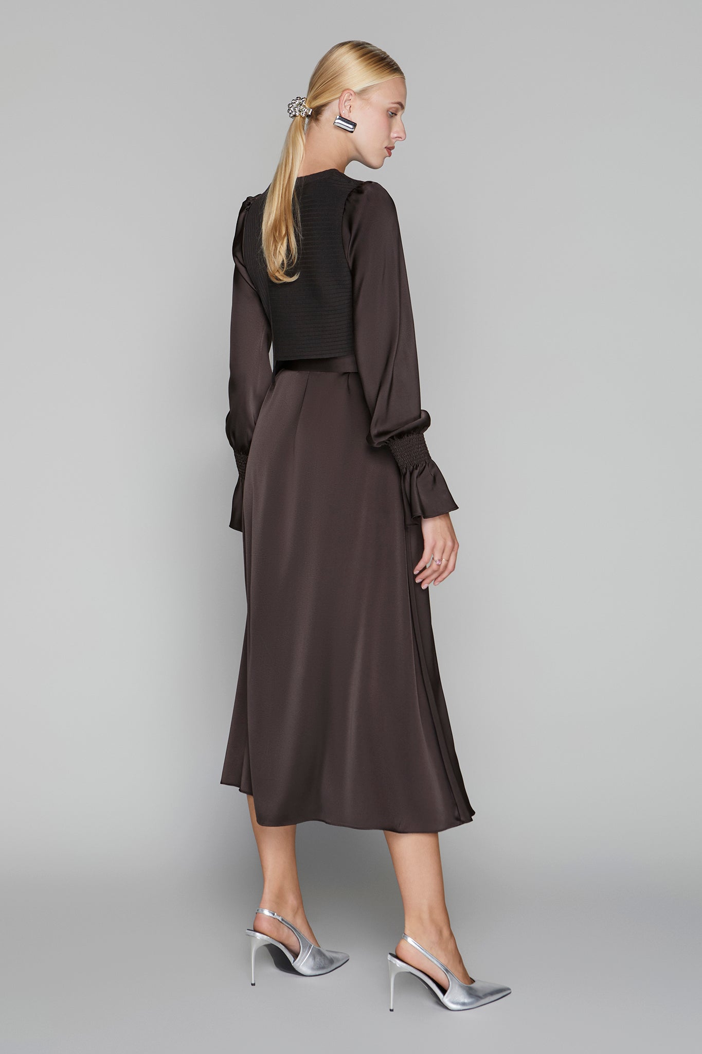 Claremont Dress in Umber
