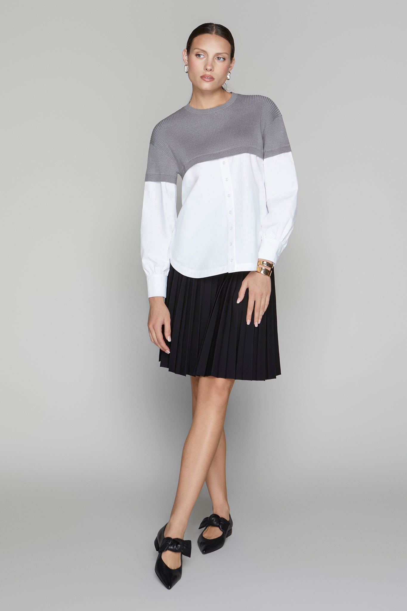 Ashby Sweater in Steel