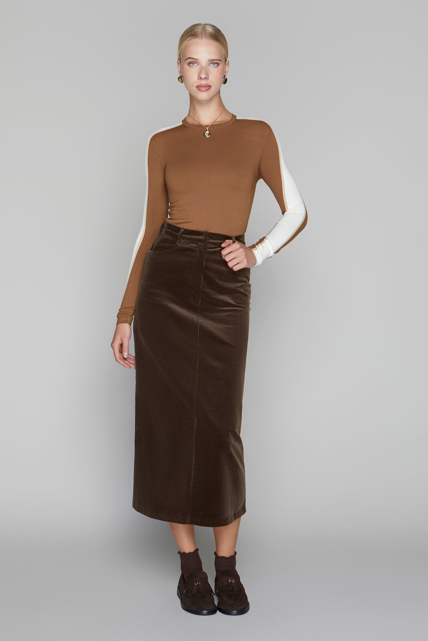 Gage Sweater in Cinnamon