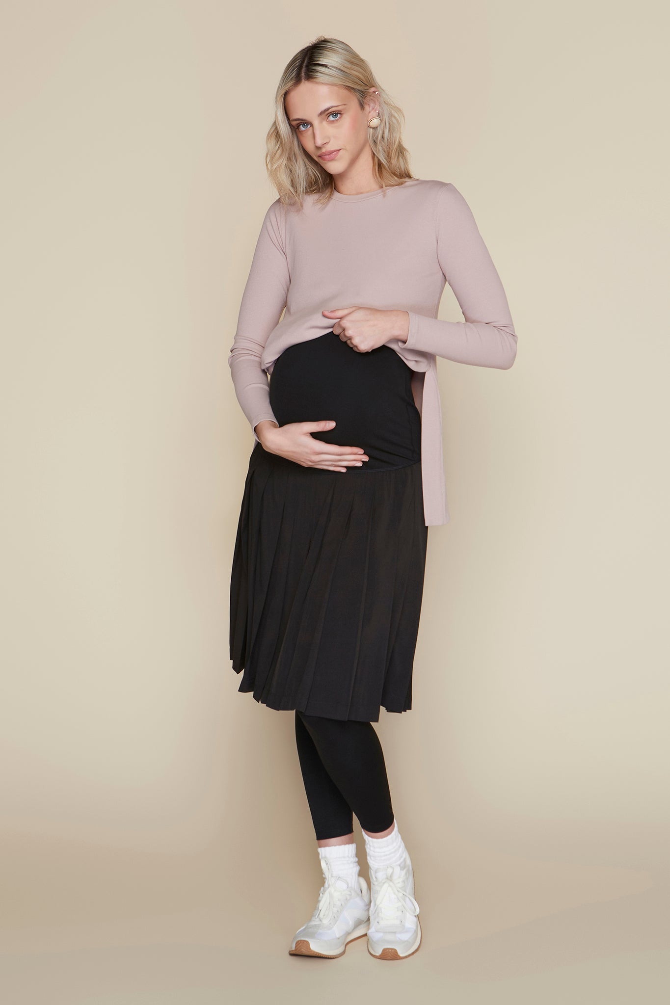 Maternity Heila Skirt in Black