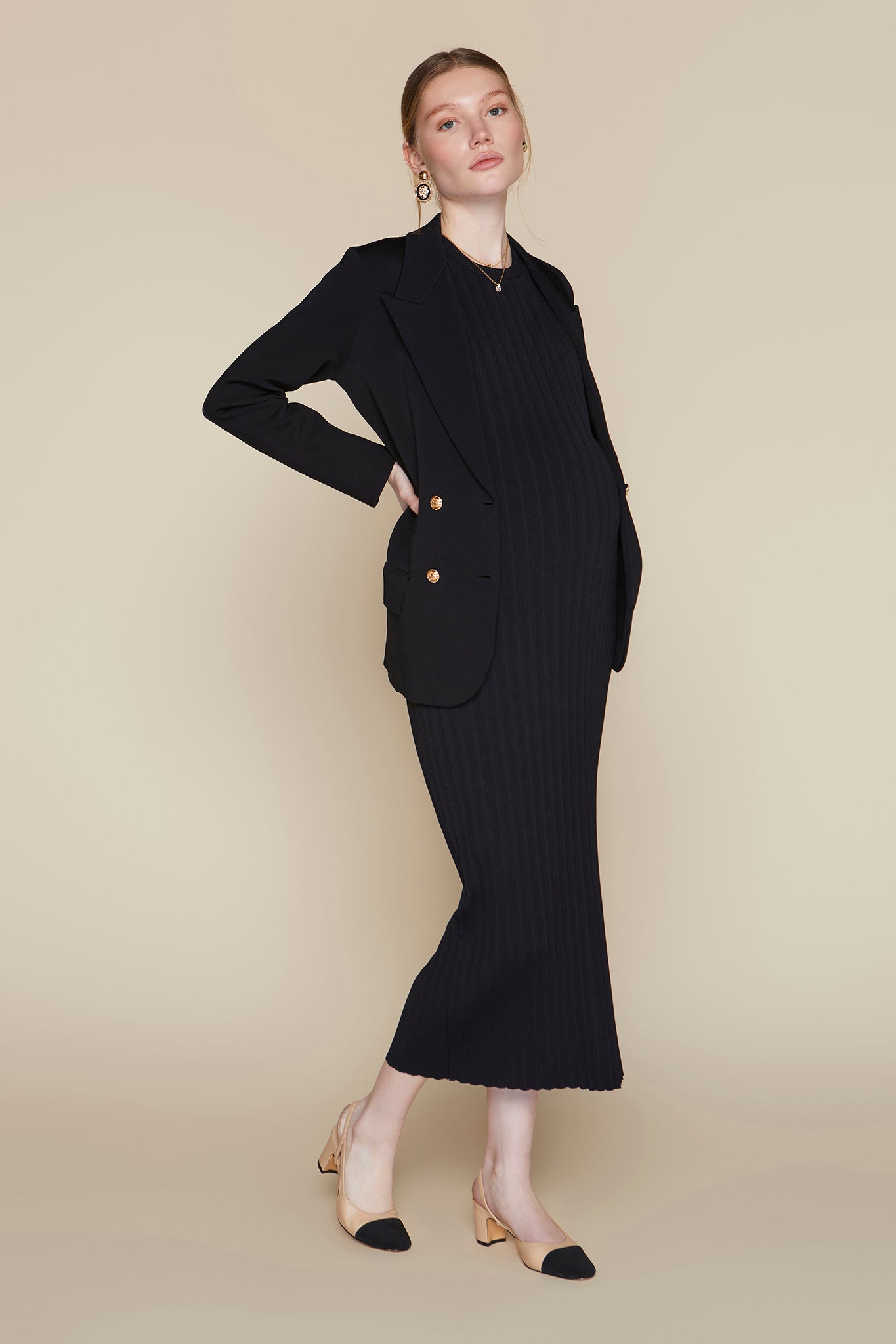 Rhône Maternity Set in Black