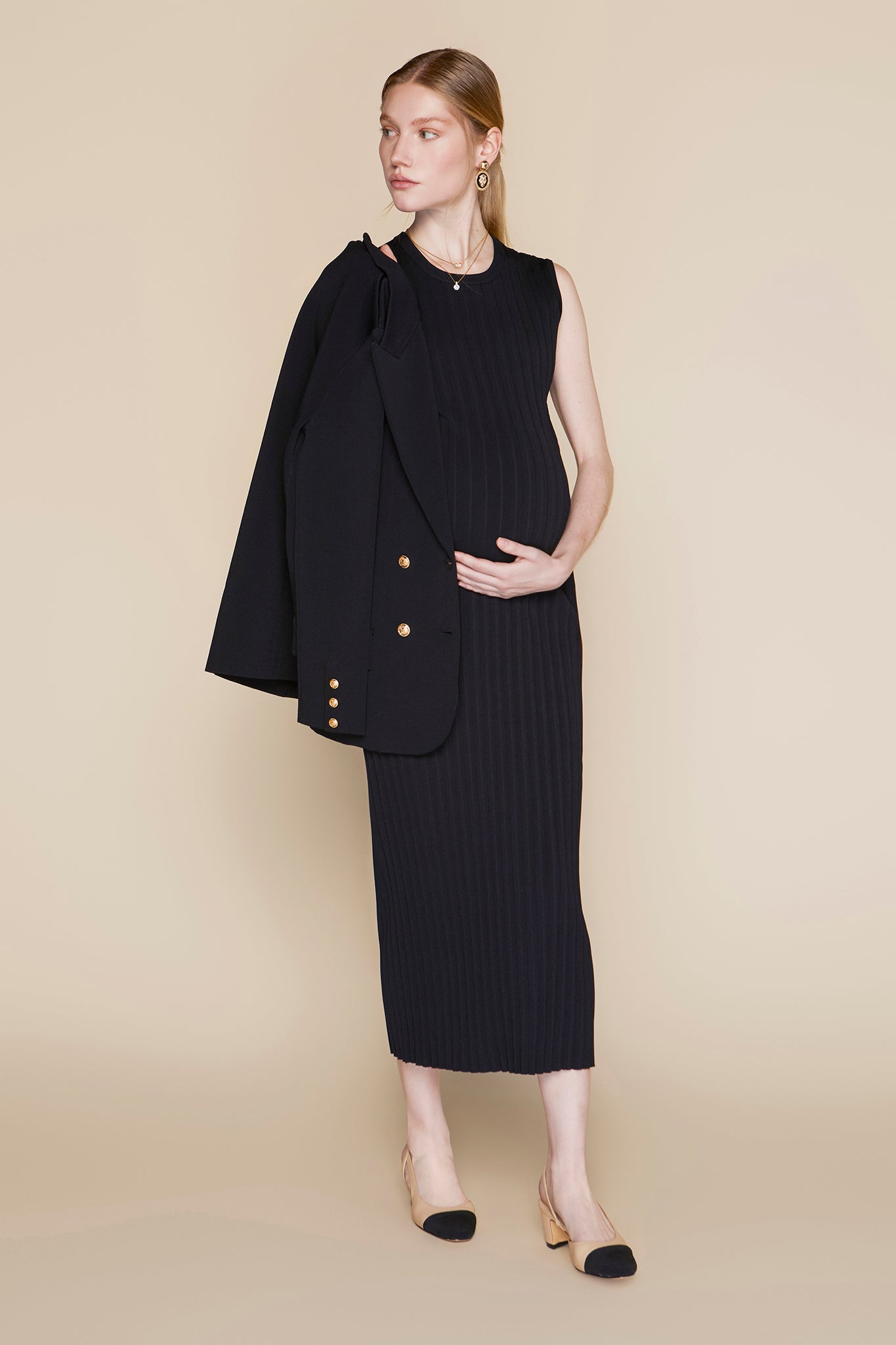 Rhône Maternity Set in Black