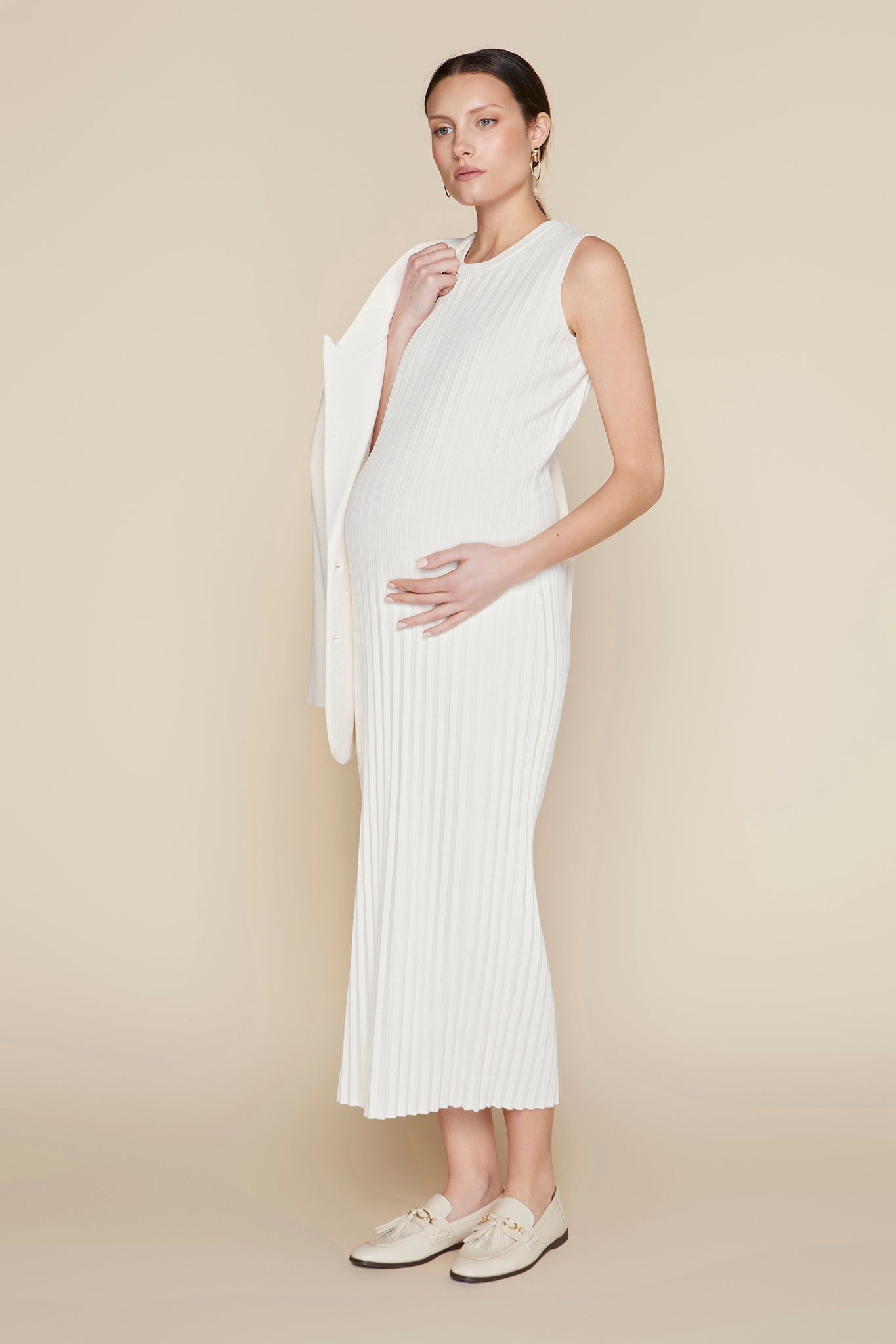 Rhône Maternity Set in Coconut