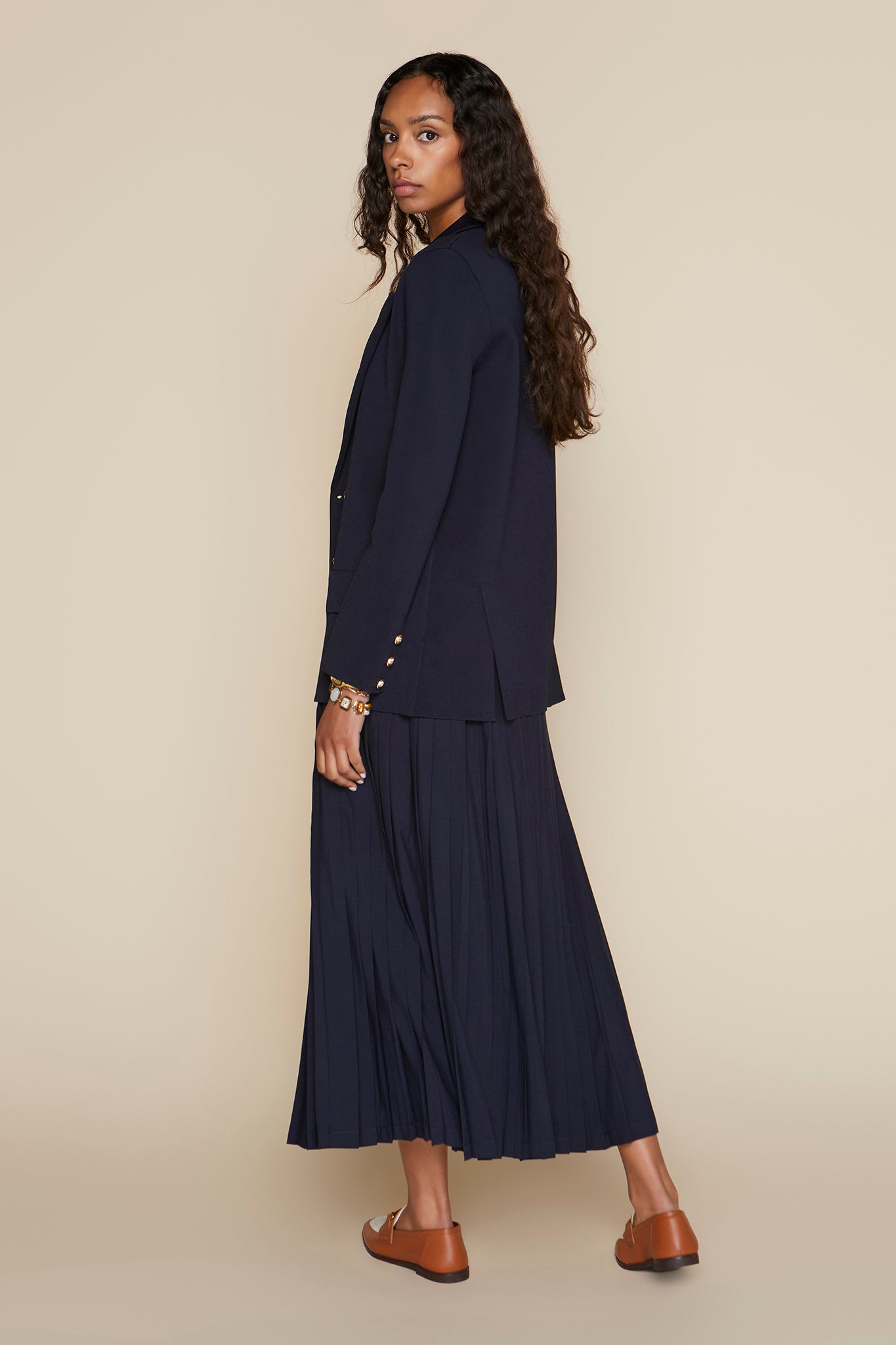 Darby Blazer in Deep Indigo Navy