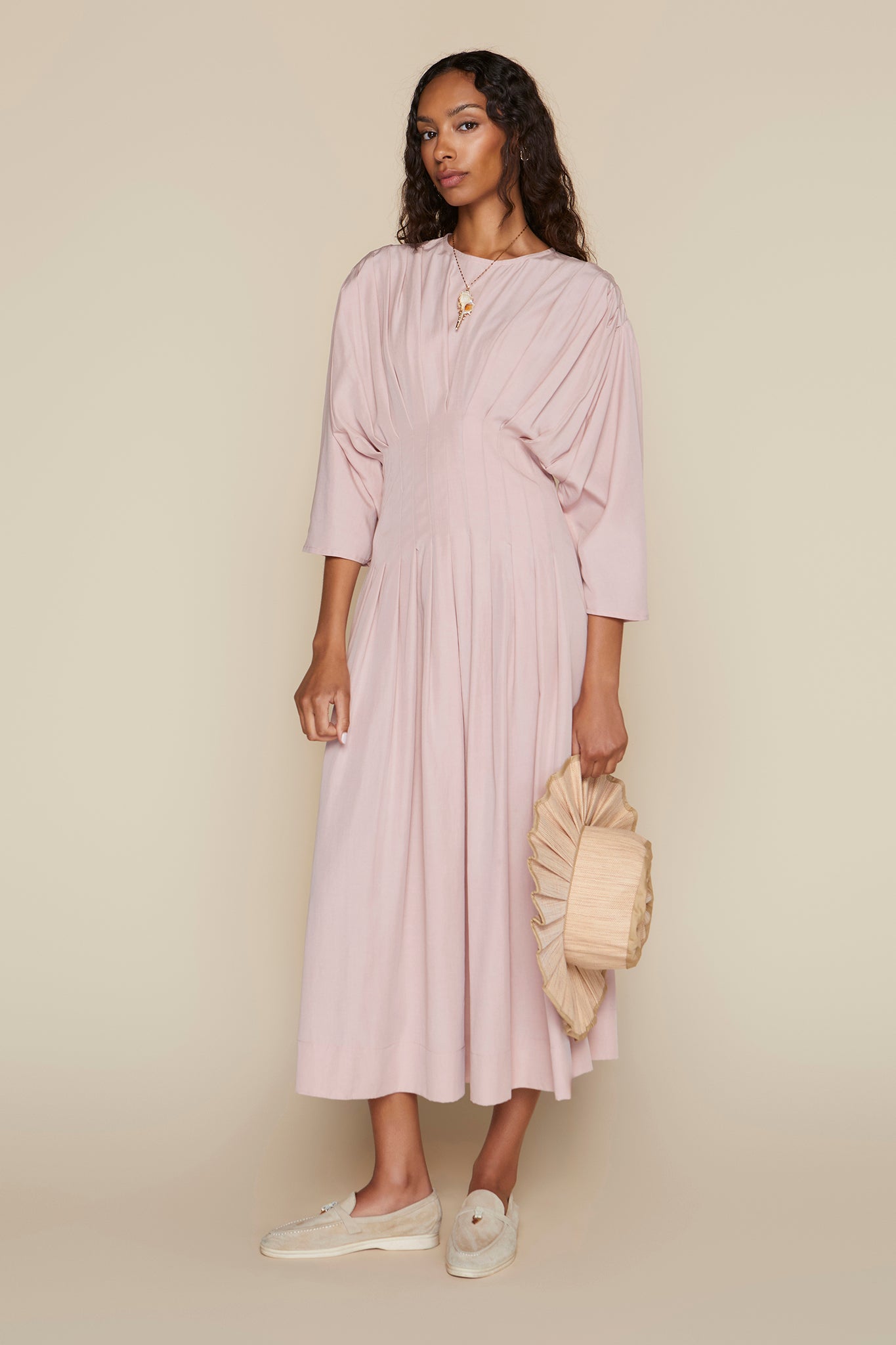 Havana Dress in Dusty Pink
