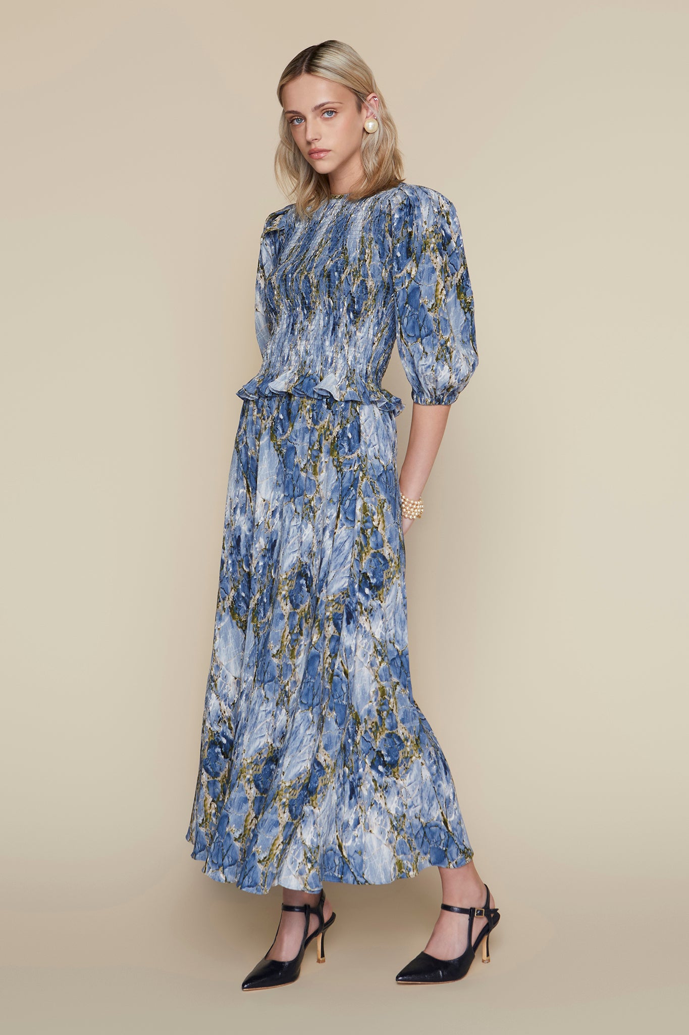 Tavira Top in Slate Haze