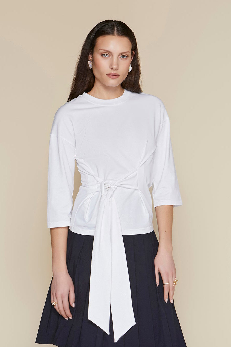 Whitby Tee in White