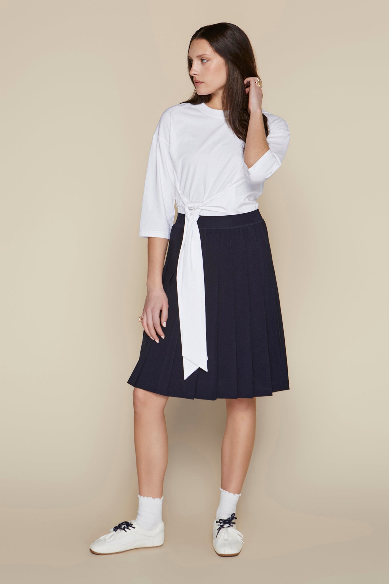 Whitby Tee in White