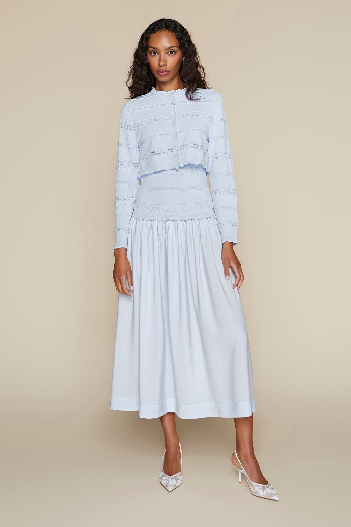 Amur Dress in Pale Blue