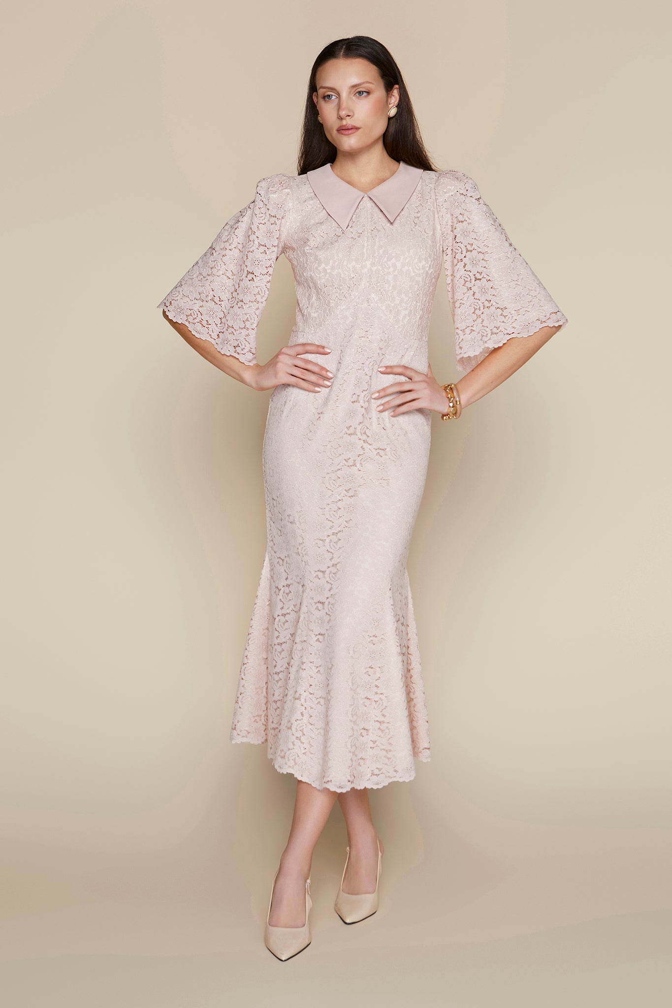 Marlowe Dress in English Rose