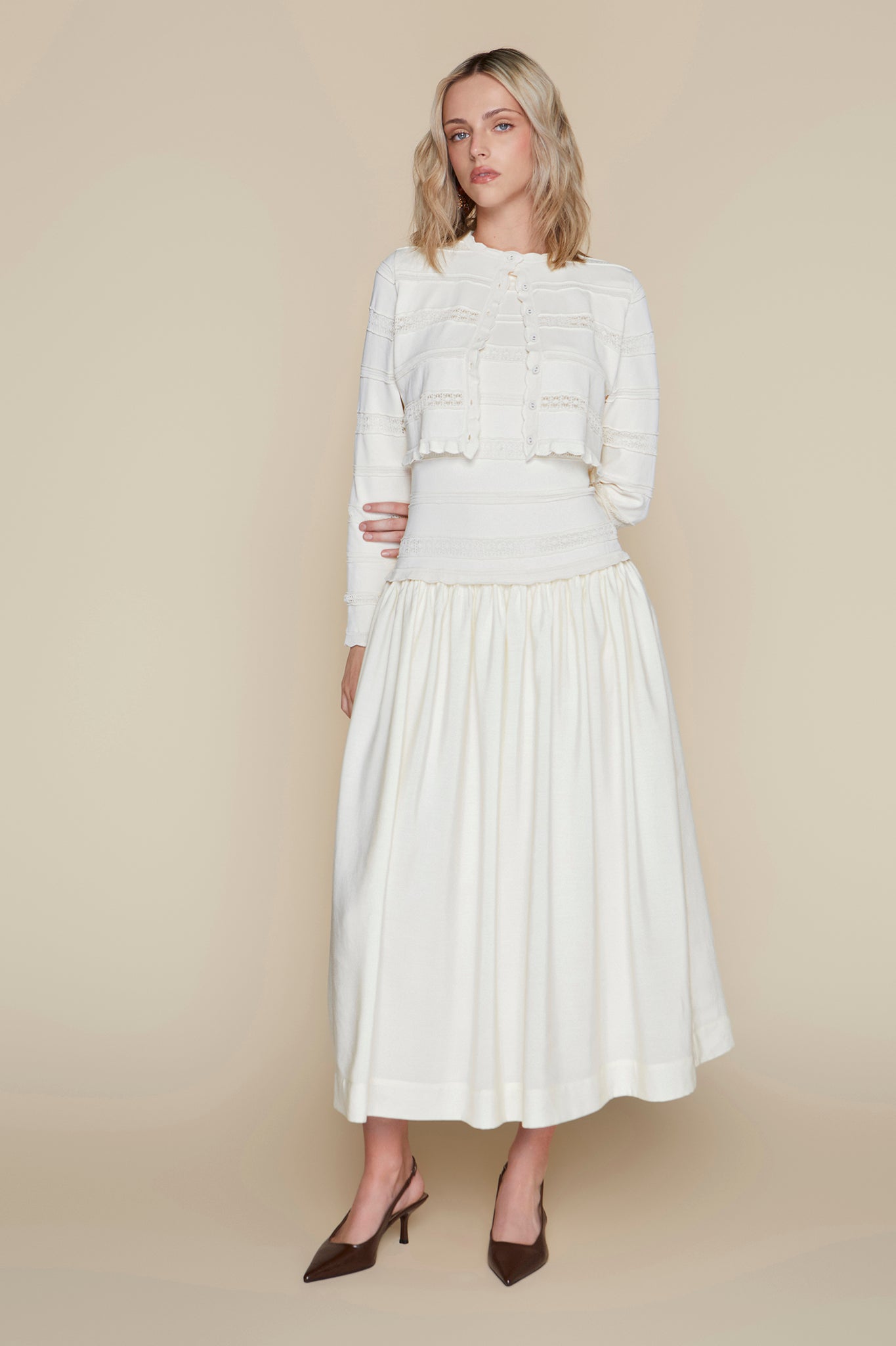 Amur Dress in Coconut