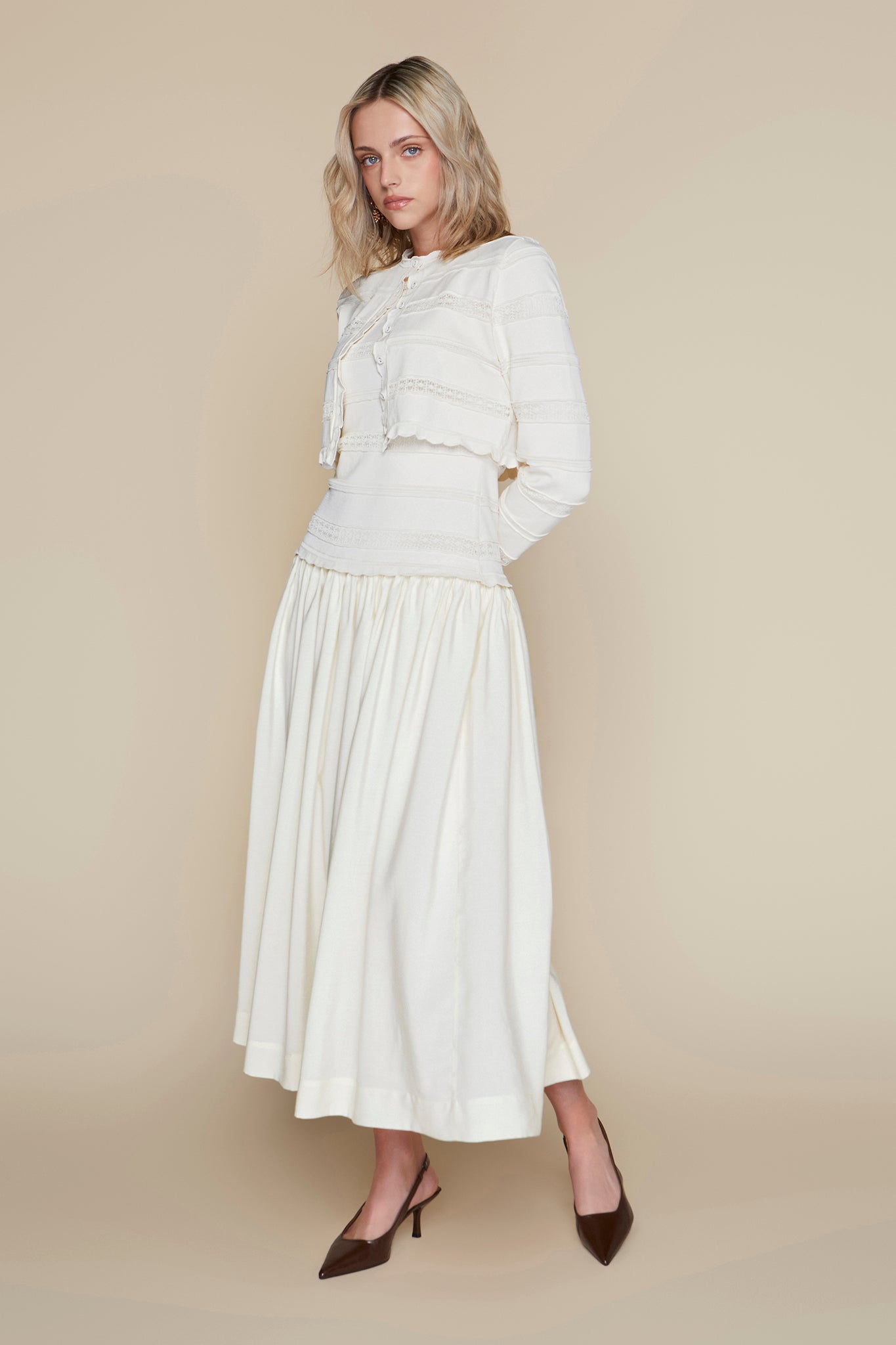 Amur Dress in Coconut