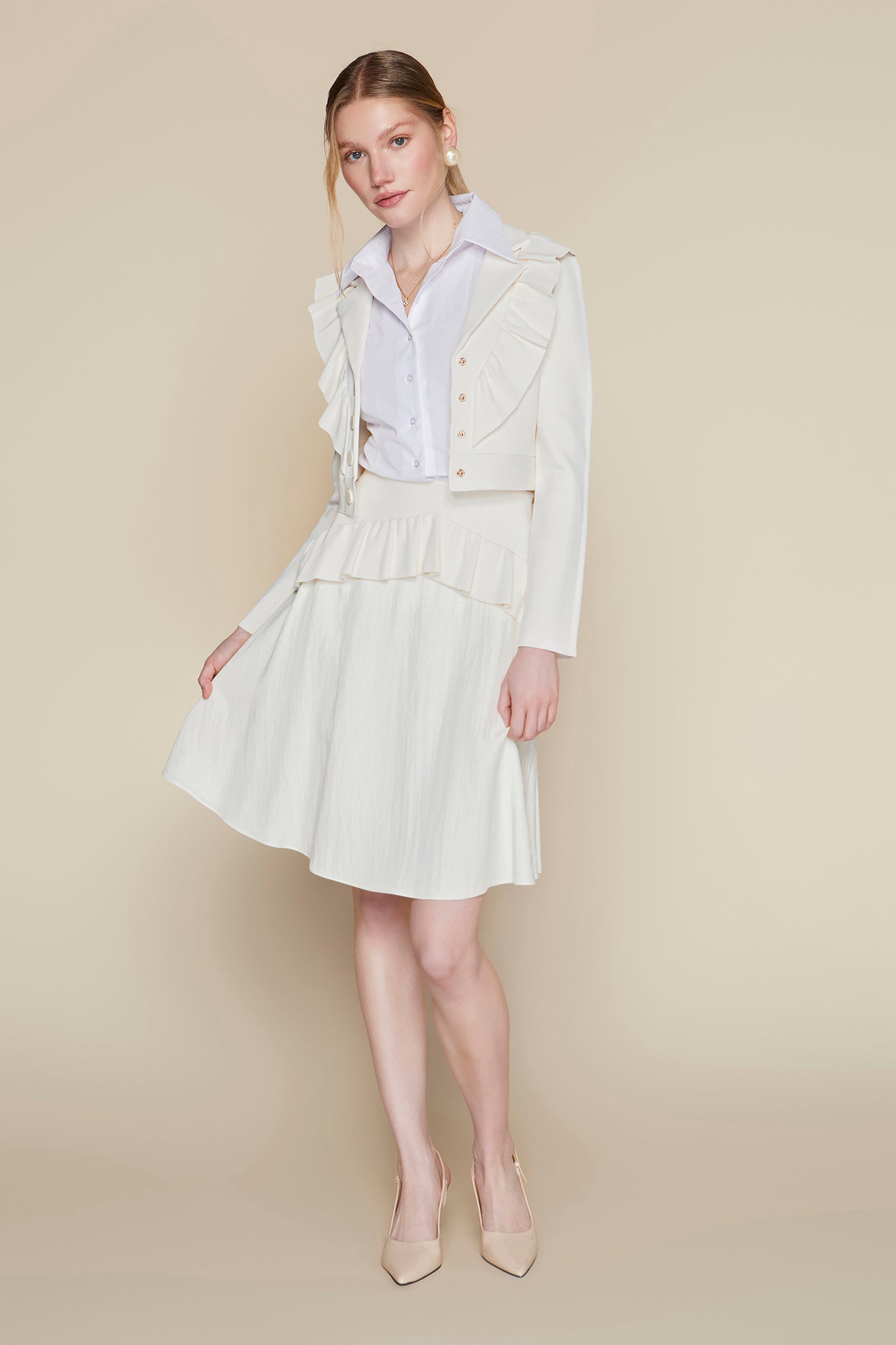 Montage Blazer in Coconut