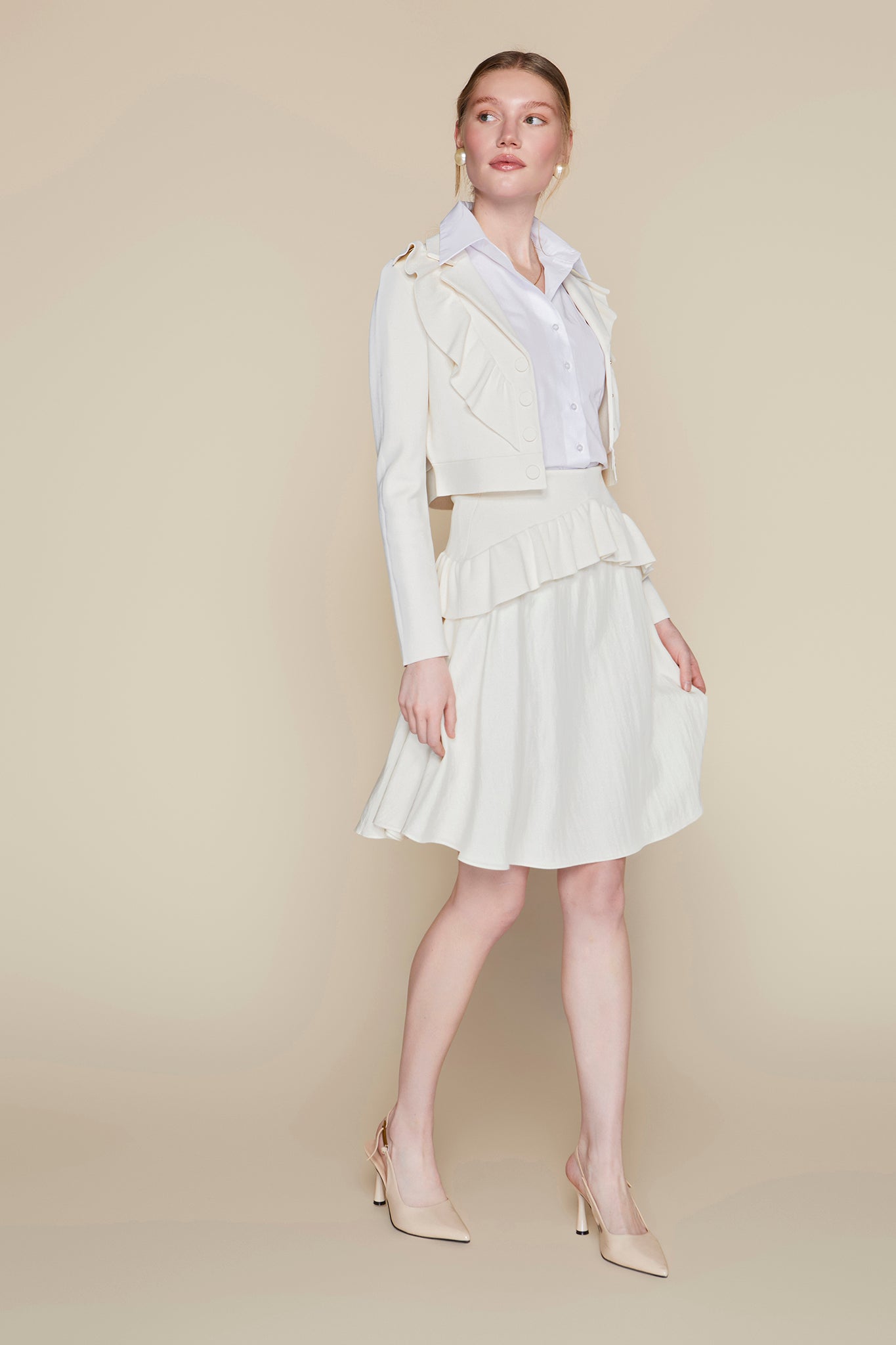 Montage Blazer in Coconut