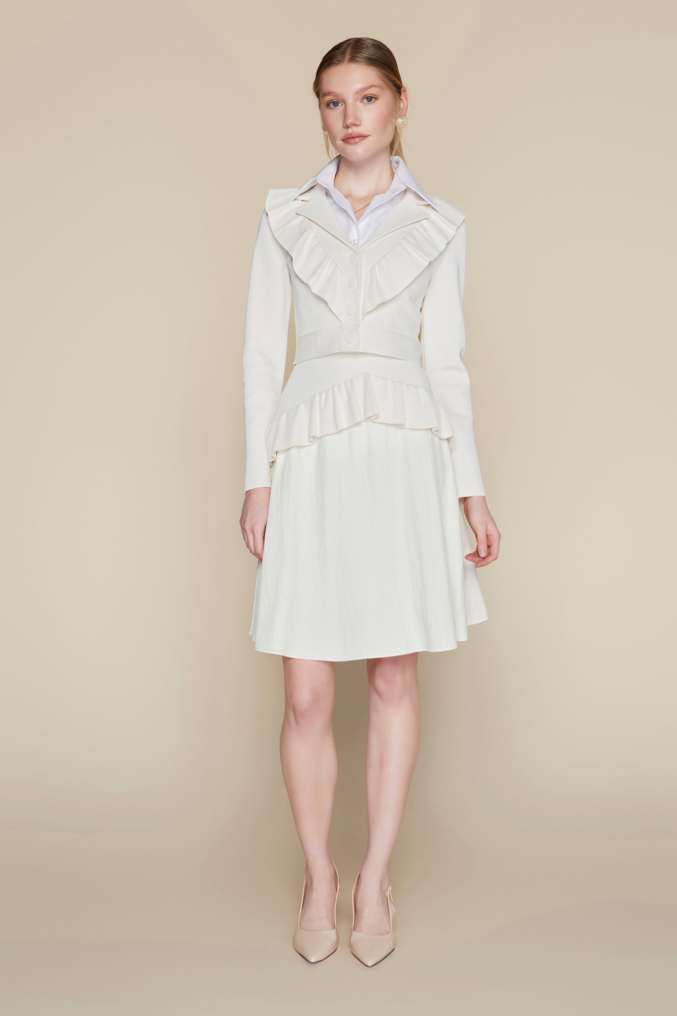 Montage Blazer in Coconut