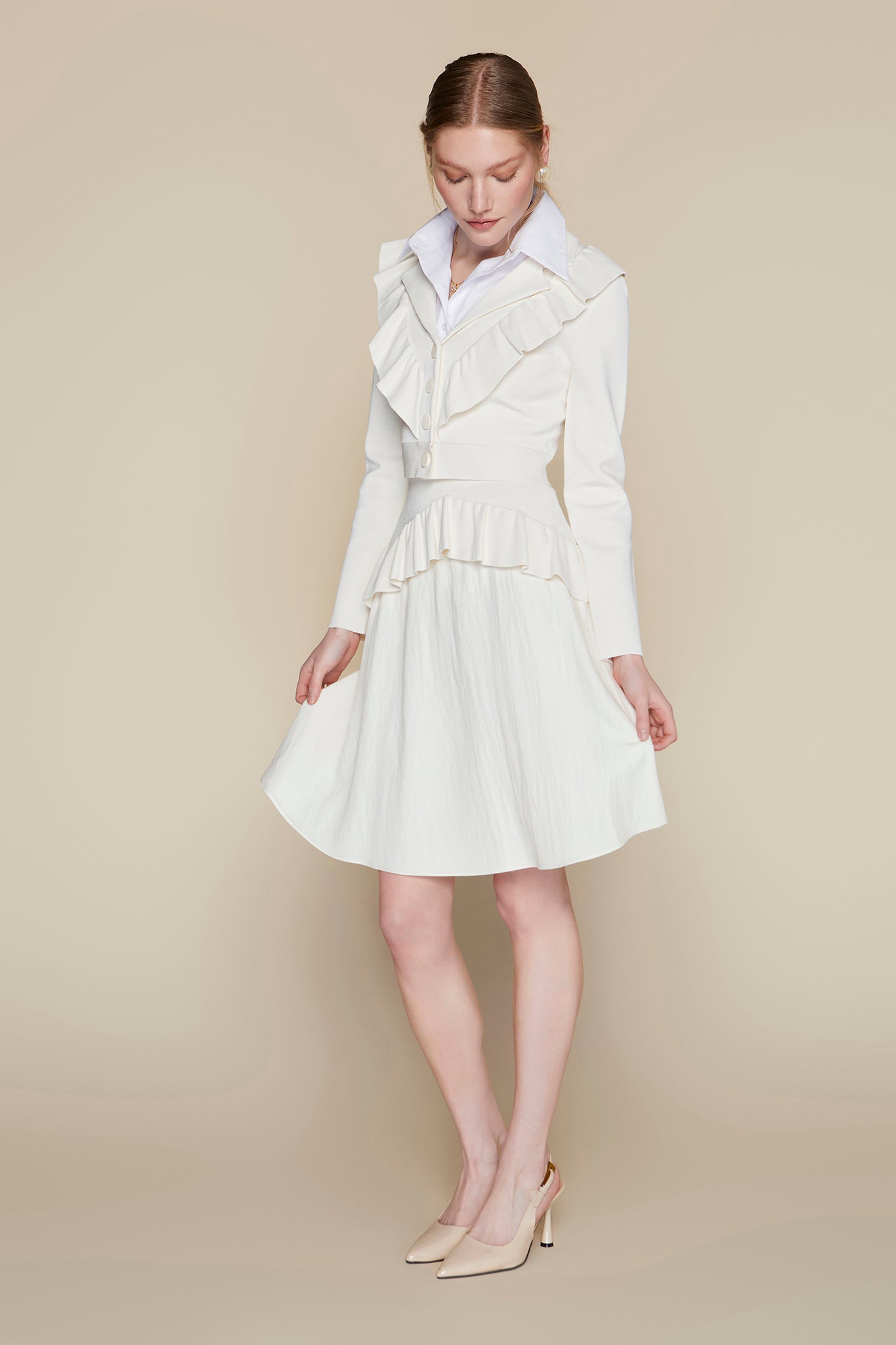 Montage Skirt in Coconut