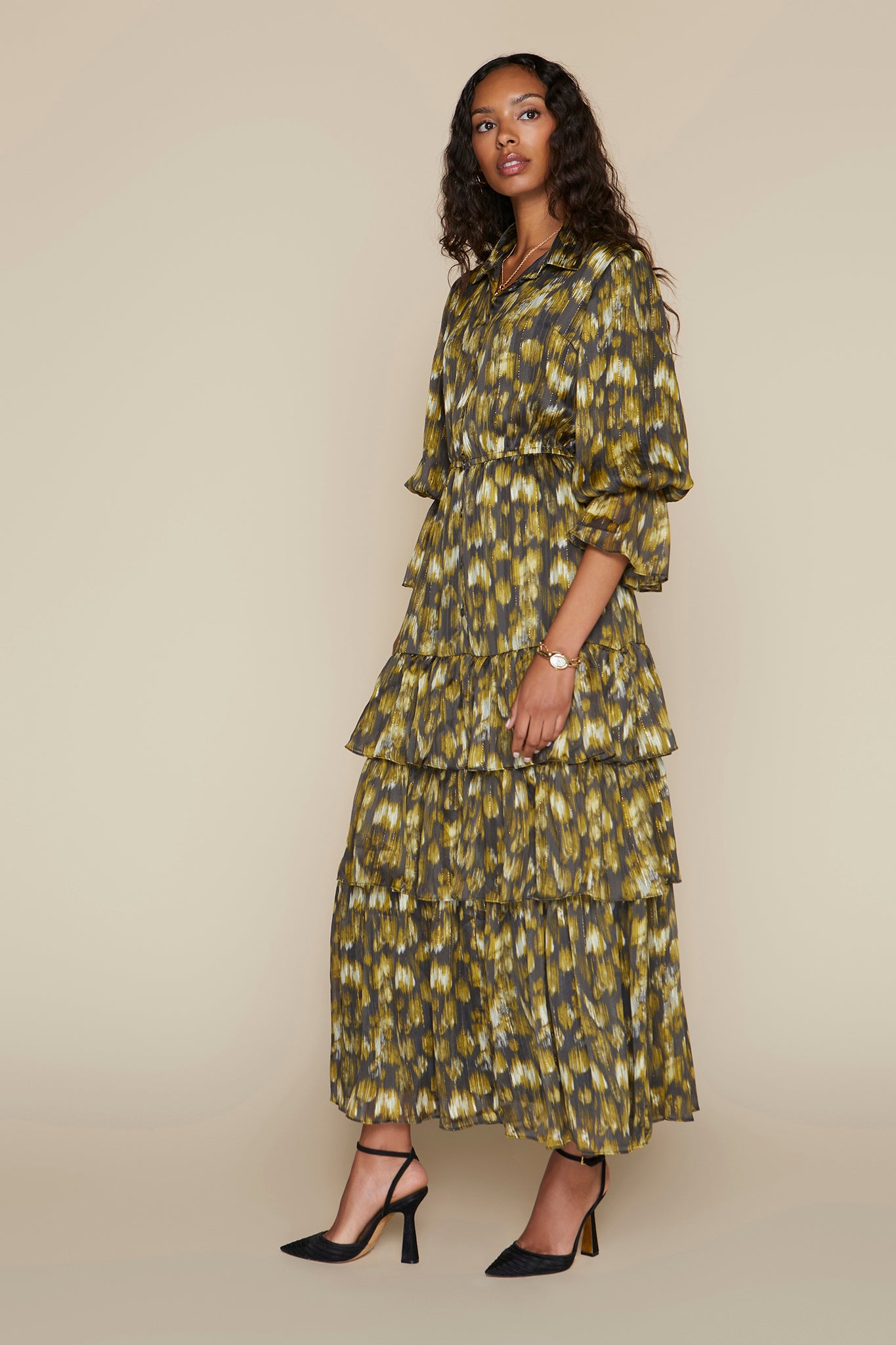 Carlyle Dress in Matcha