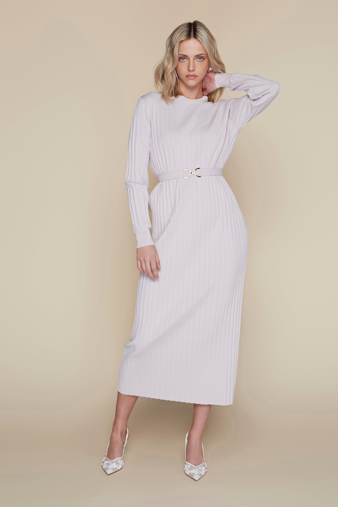 Marbella Dress in Berry Mousse