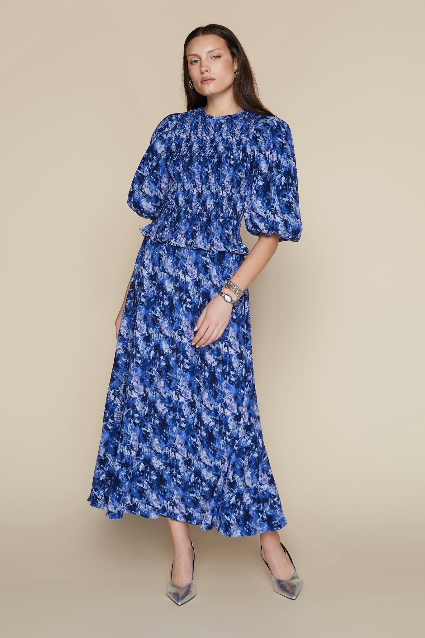 Tavira Top in Cobalt Crystal