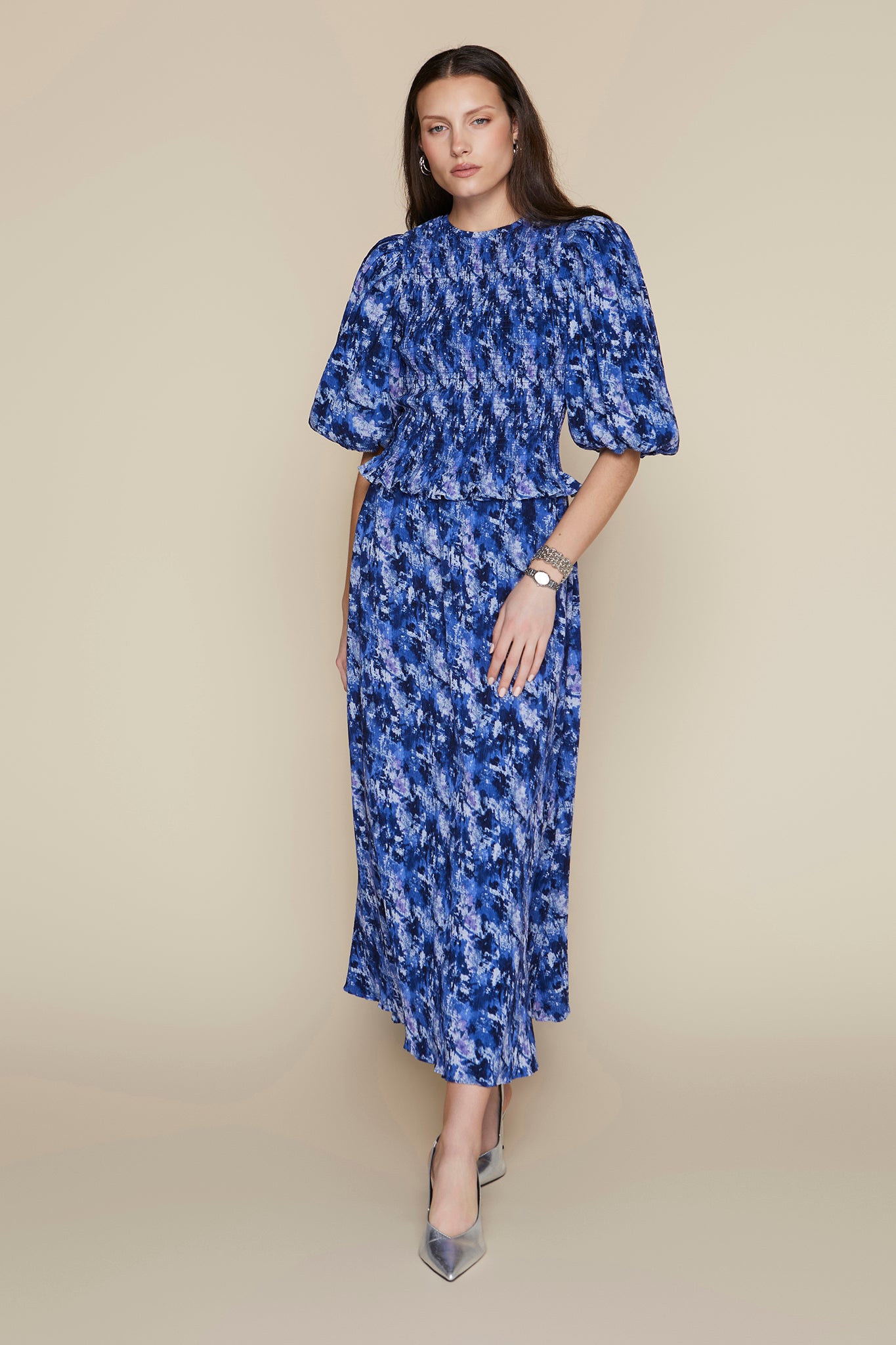 Tavira Skirt in Cobalt Crystal