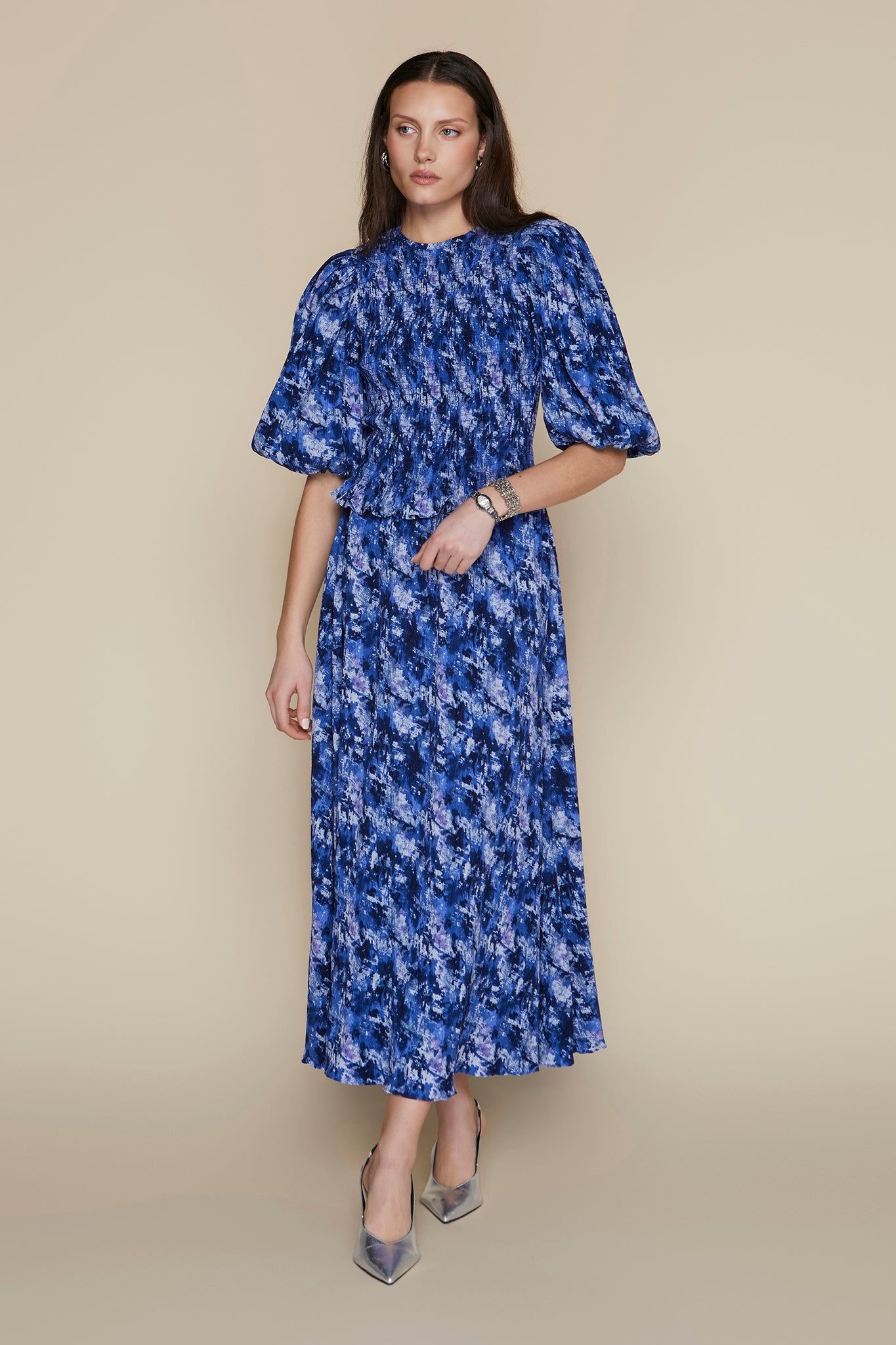 Tavira Skirt in Cobalt Crystal