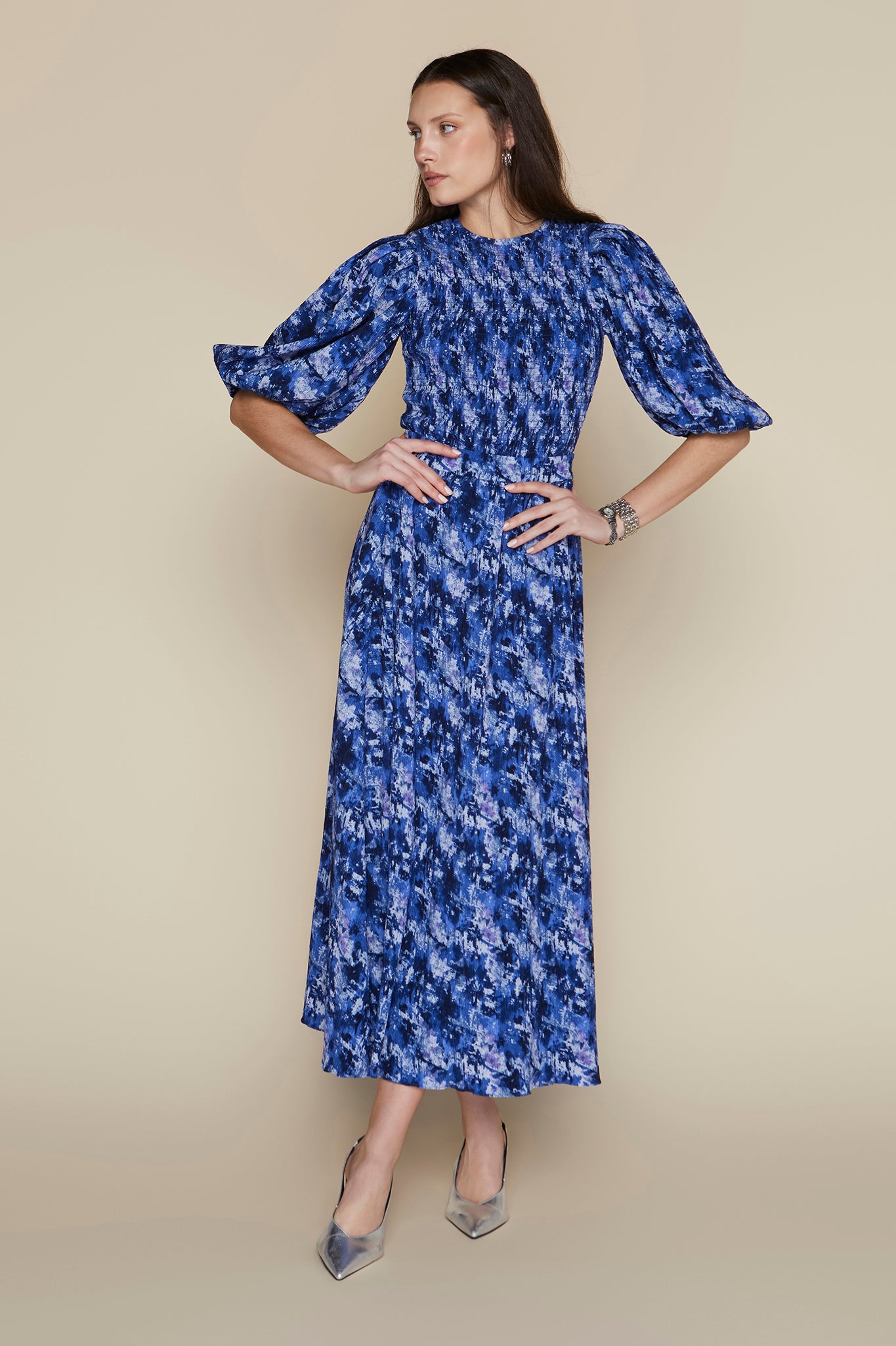 Tavira Skirt in Cobalt Crystal