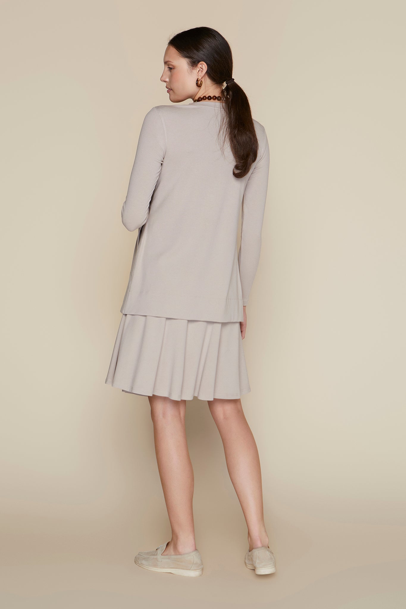 Ventt Maternity Top in Bone