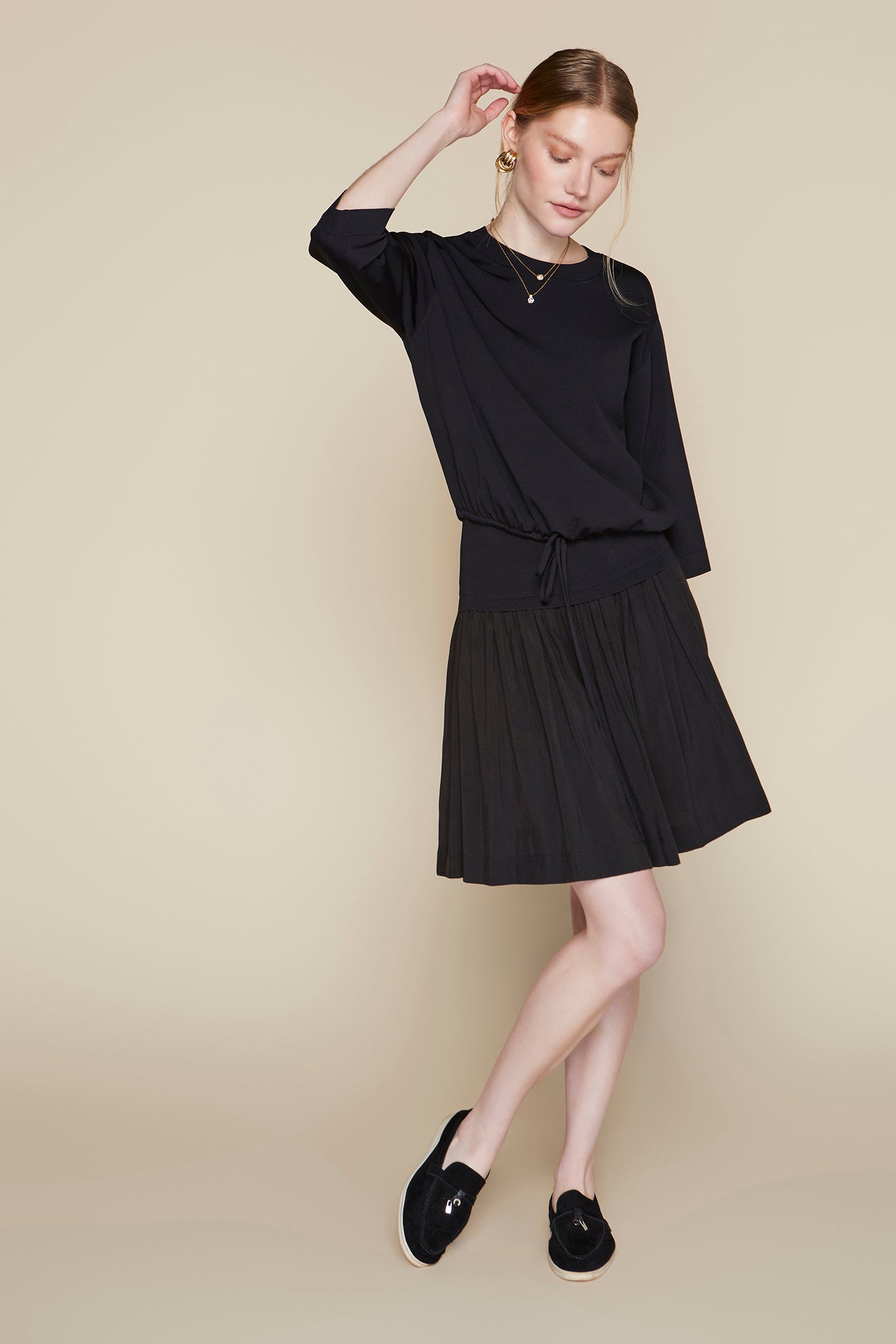 Menton Top in Black