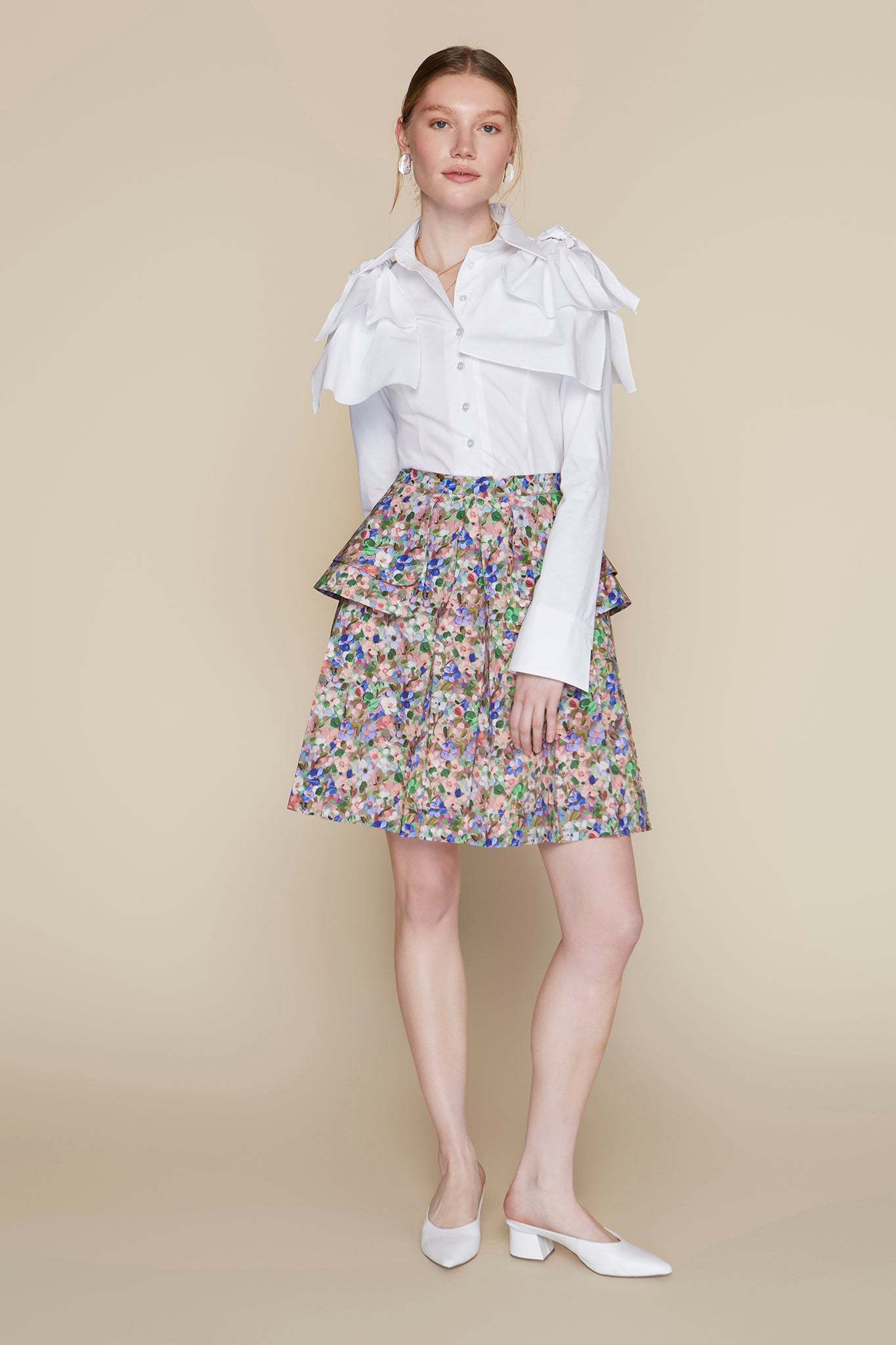 Capella Blouse in White