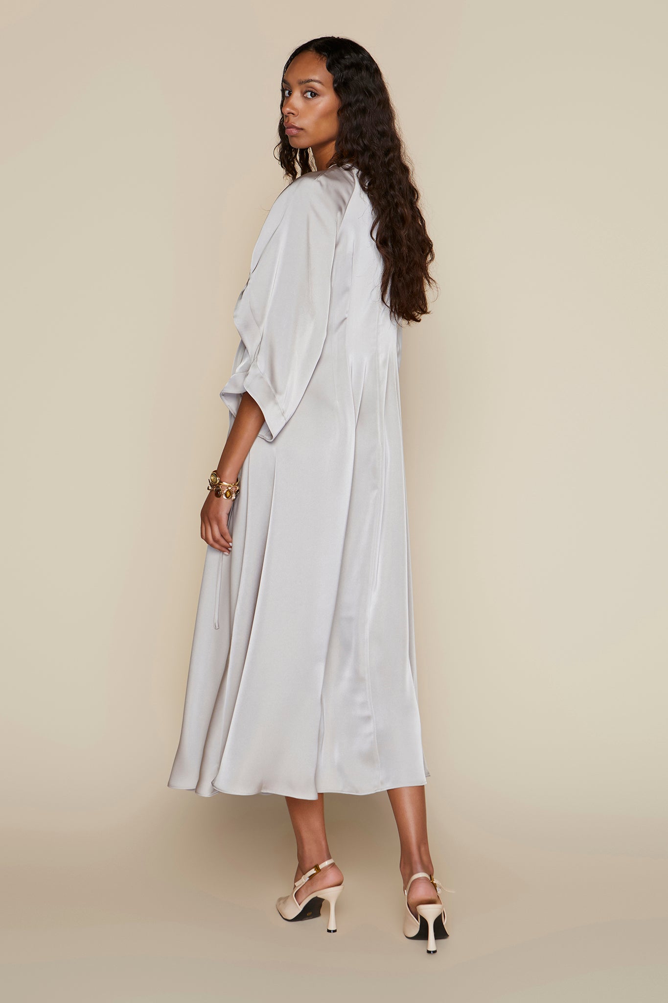 Hudson Maternity Dress in Sand