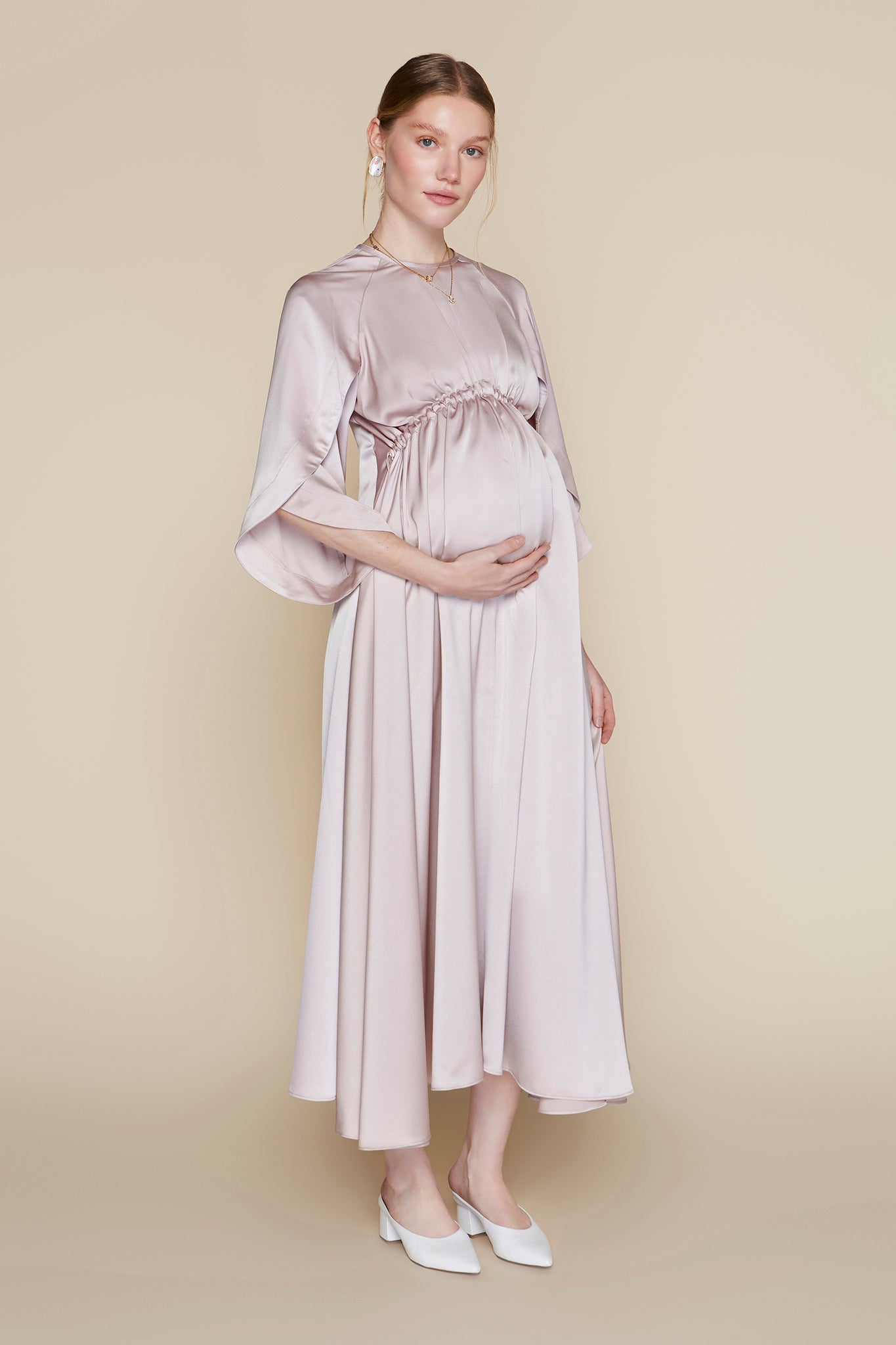Hudson Maternity Dress in Rose