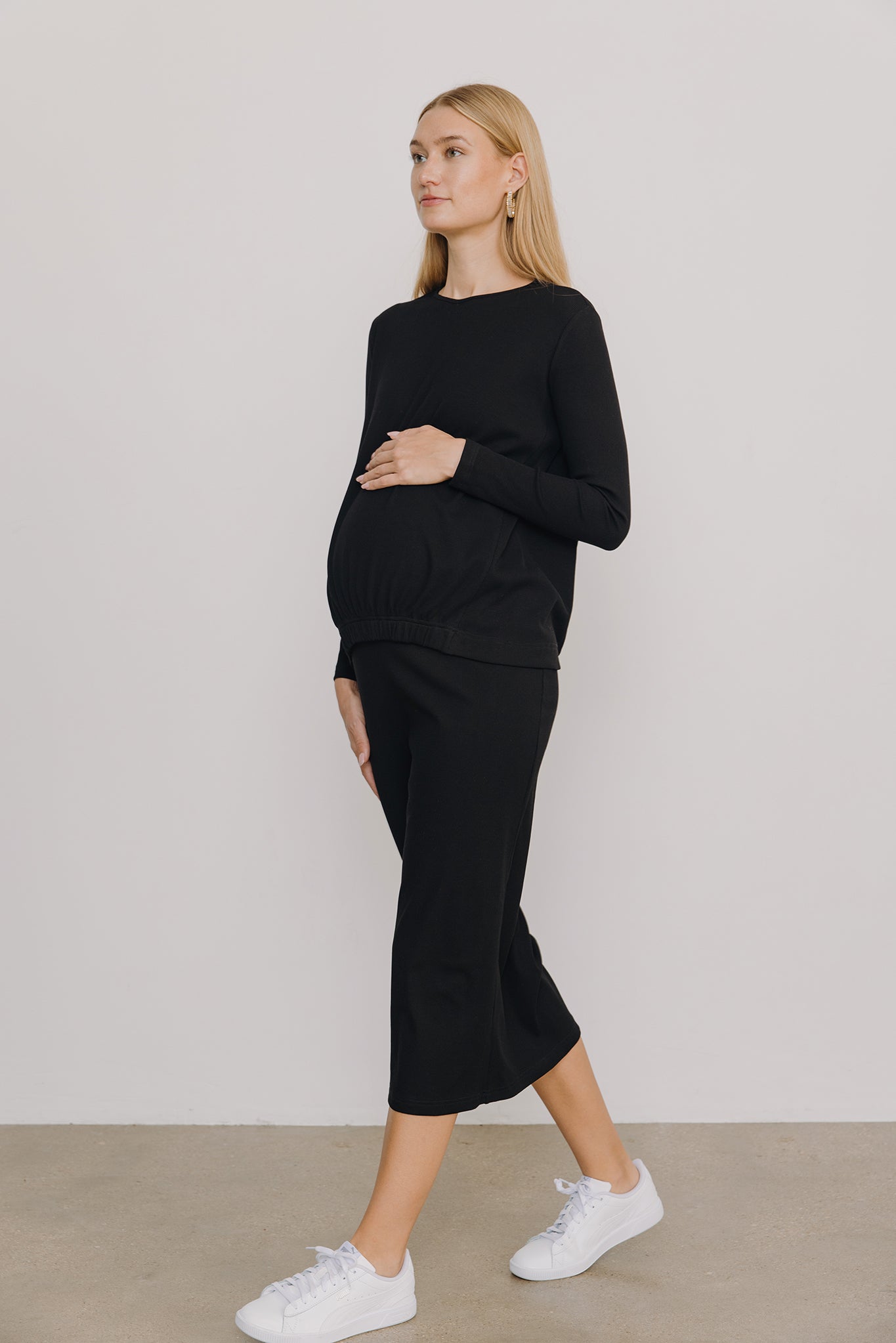 Sapphire Maternity Skirt in Black