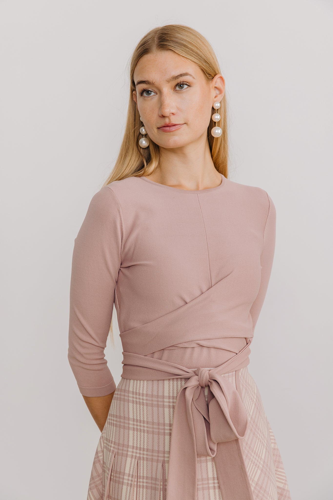 Holly Top in Dusty Rose