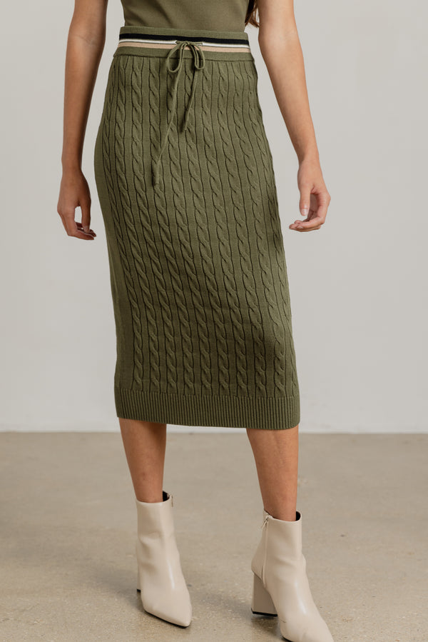 Lago Skirt in Basil
