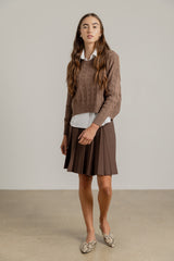 Atrio Sweater in Truffle