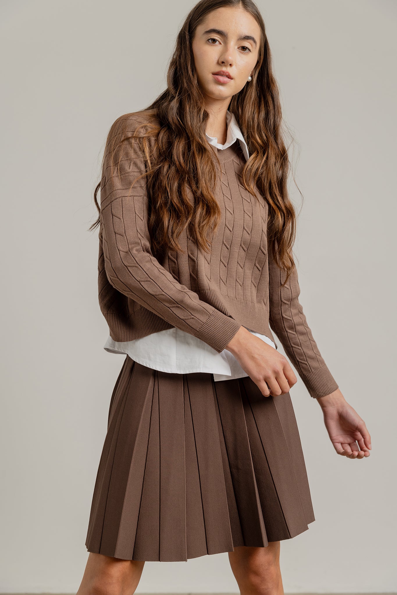 Atrio Sweater in Truffle