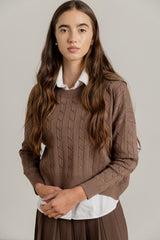 Atrio Sweater in Truffle