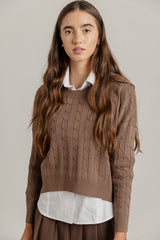 Atrio Sweater in Truffle