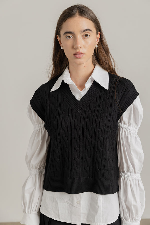 Bardal Vest in Black