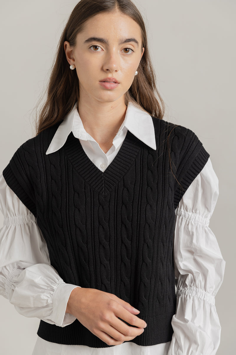 Bardal Vest in Black