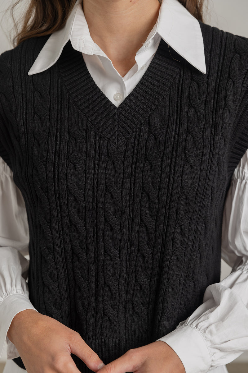 Bardal Vest in Black