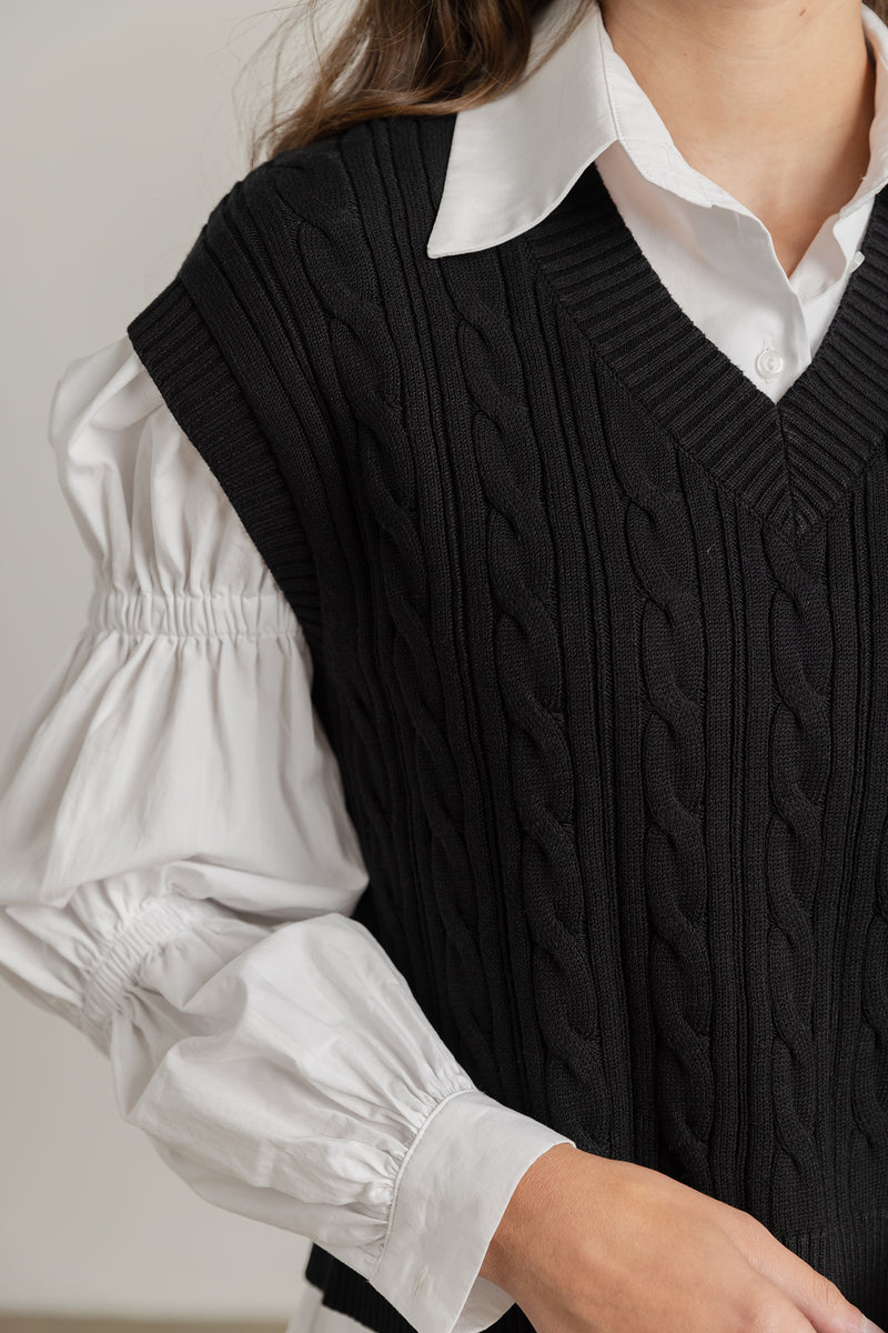Bardal Vest in Black