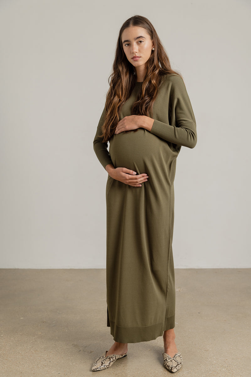 Perilla Dress in Basil
