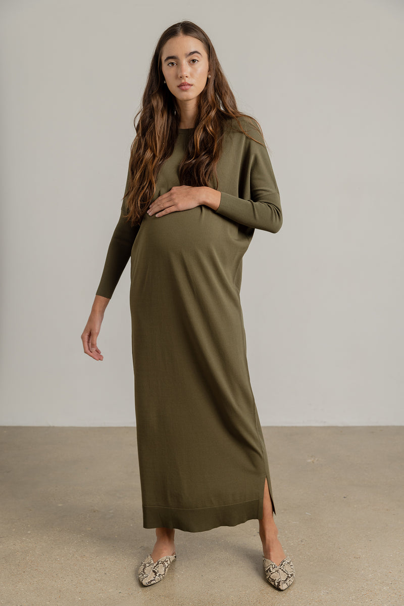 Perilla Dress in Basil