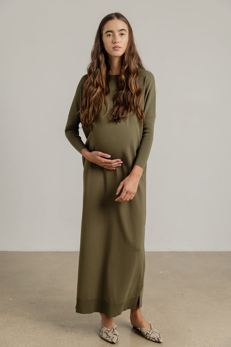 Perilla Dress in Basil