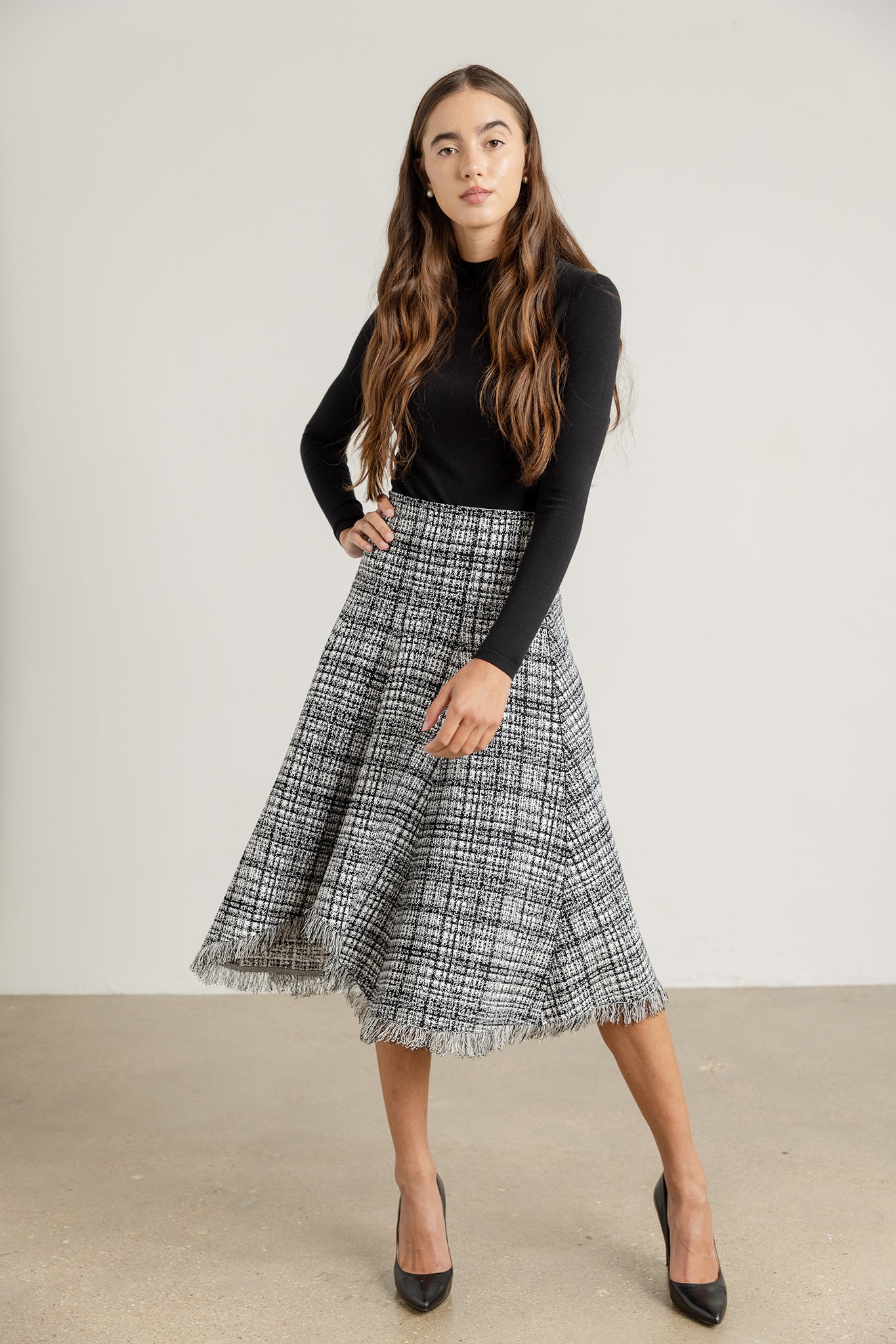 Vista Skirt in Tweed