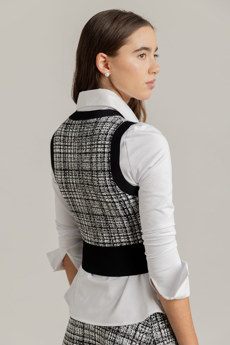 Lera Top in Tweed