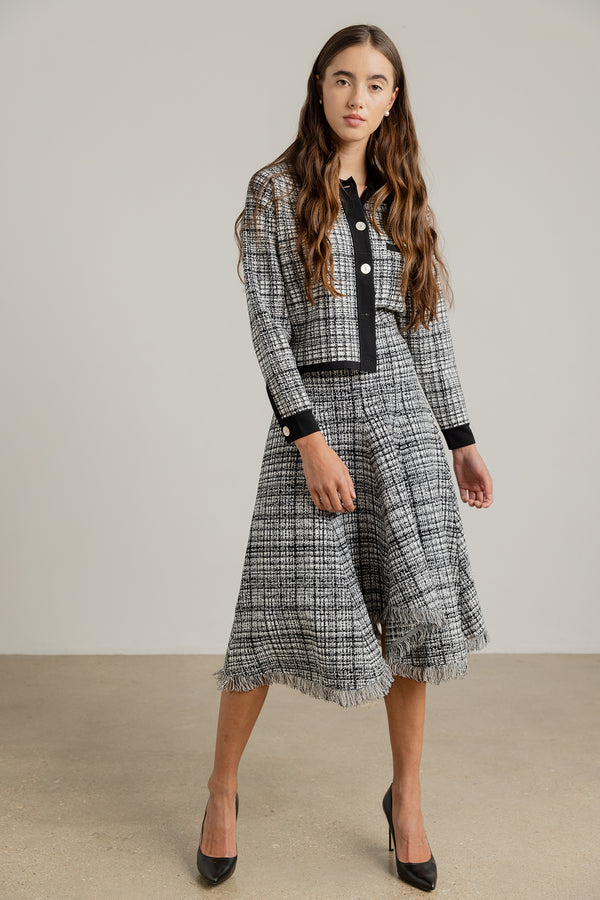 Aleia Top in Tweed