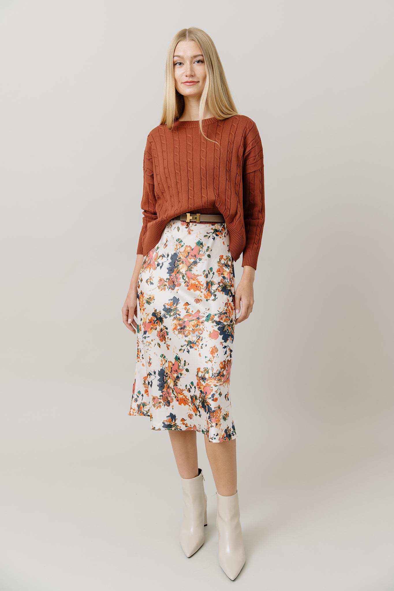 Demera Dress in Autumn Floral